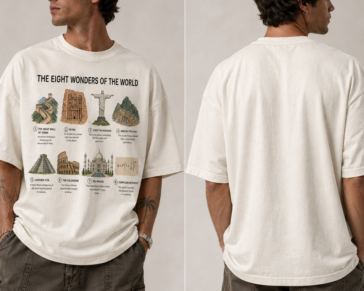 THE EIGHT WONDERS - T-SHORT
